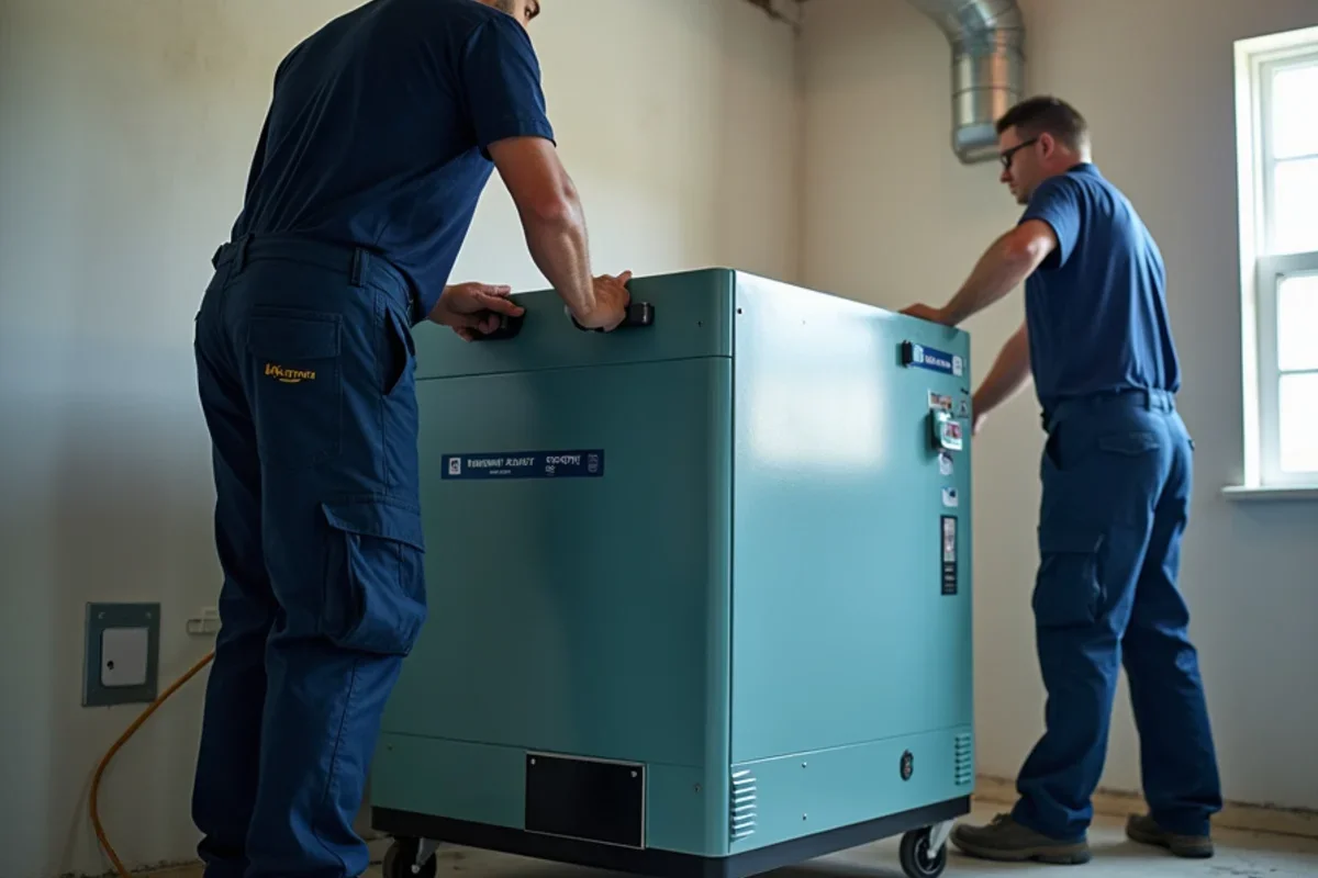 Commercial low grain refrigerant dehumidifier running to manage condo water leak from above who pays florida