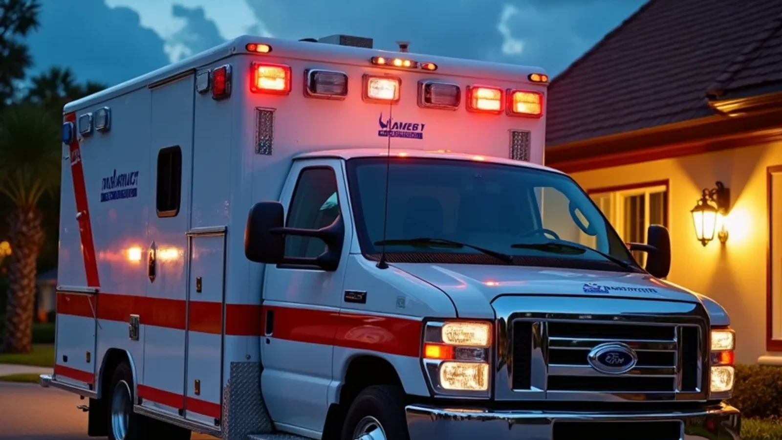 Orlando emergency water damage restoration response vehicle and dispatch desk