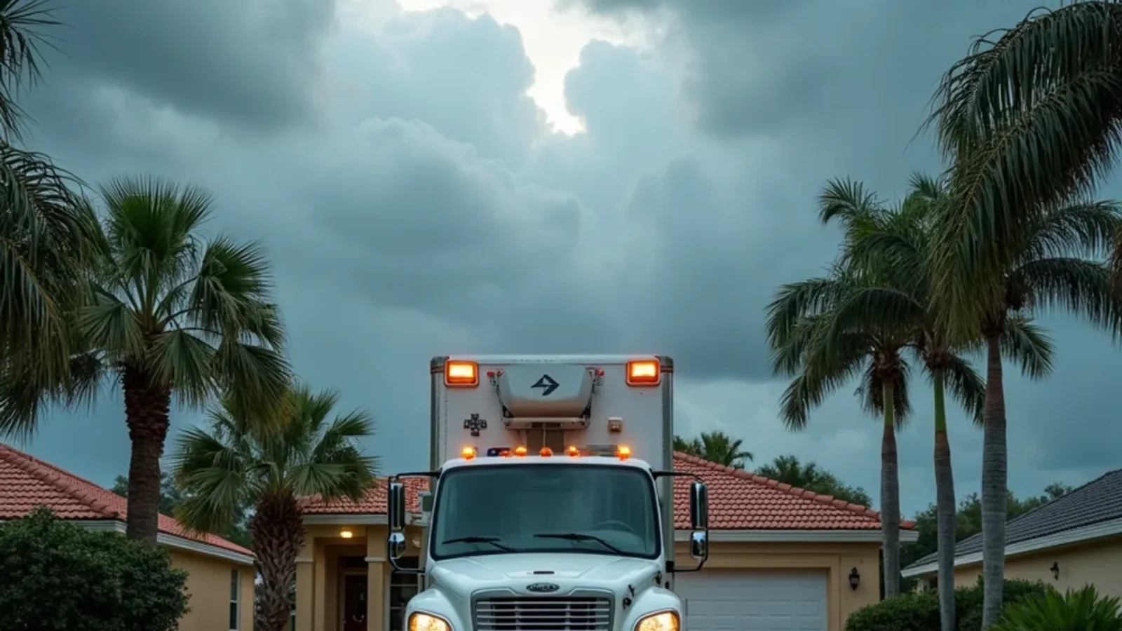 Emergency water damage restoration and structural drying technician working in a Doctor Phillips FL home