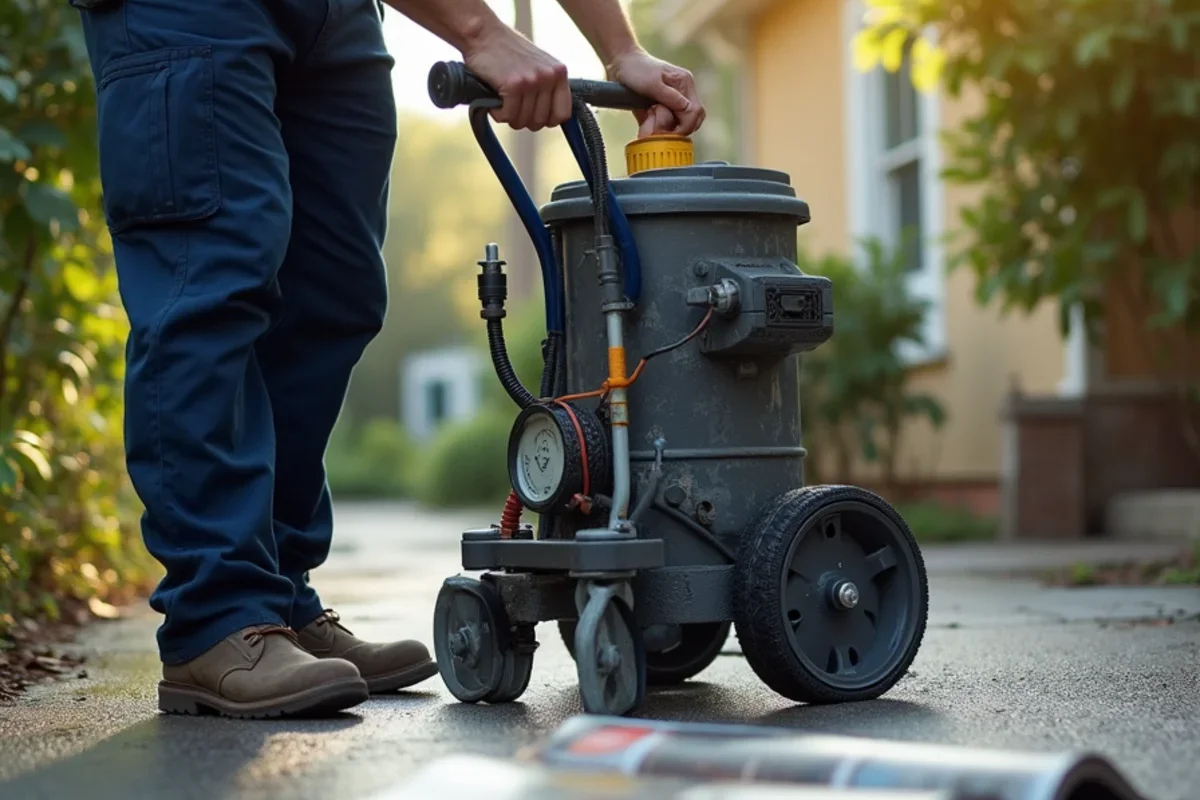 Heavy duty sub surface carpet water extraction machine in Central Florida residence